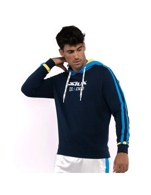 Sudadera Siux Diablo Sanyo Azul Fw23 | Ofertas de pádel